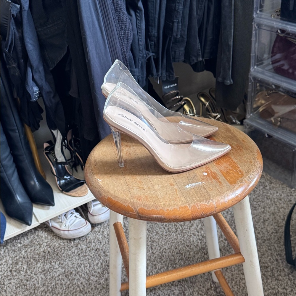 Transparent Stiletto Heels